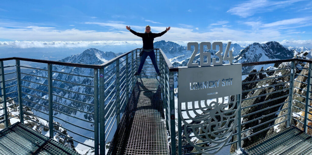 At 2,634m Lomnicky Peak is the second highest peak in the Tatras Mountain range (Image: Enjoy Tatras DMC)