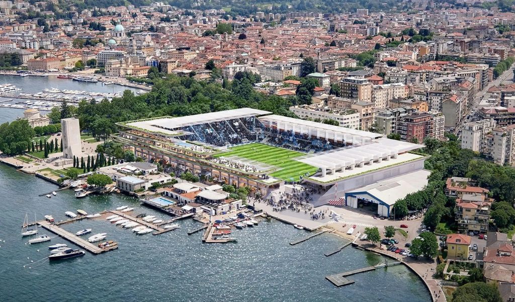 Como 1907's redevelopment of its Stadio Giuseppe Sinigaglia was also unveiled earlier this year. Originally opened in 1927, the new stadium will be designed by architecture studio Populous.