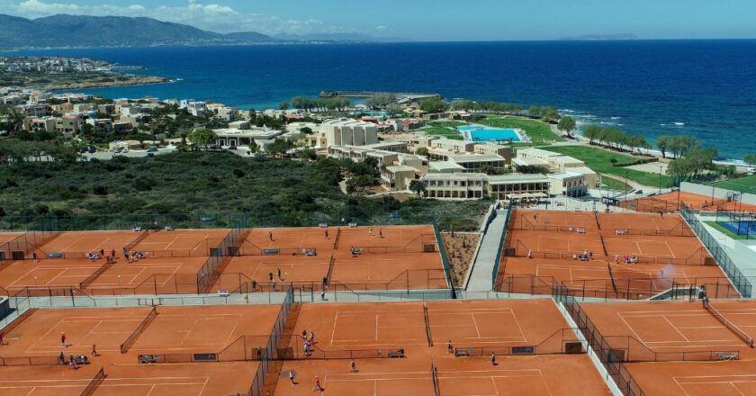 Sports travel bucket list: play tennis at Kalimera Kriti resort in Greece