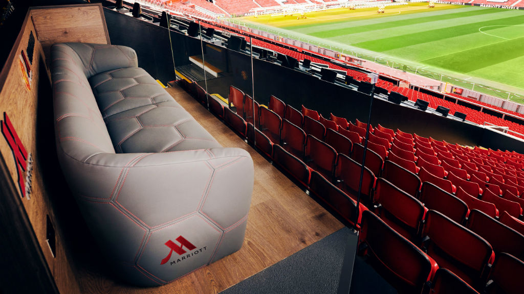 Man Utd and Marriott Hotels unveil the ‘Seat of Dreams’ at the Theatre of Dreams