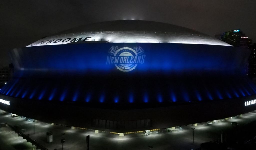 Caesars Superdome in New Orleans | New Orleans sports city travel guide (Image credit: nolasuperbowl.com)