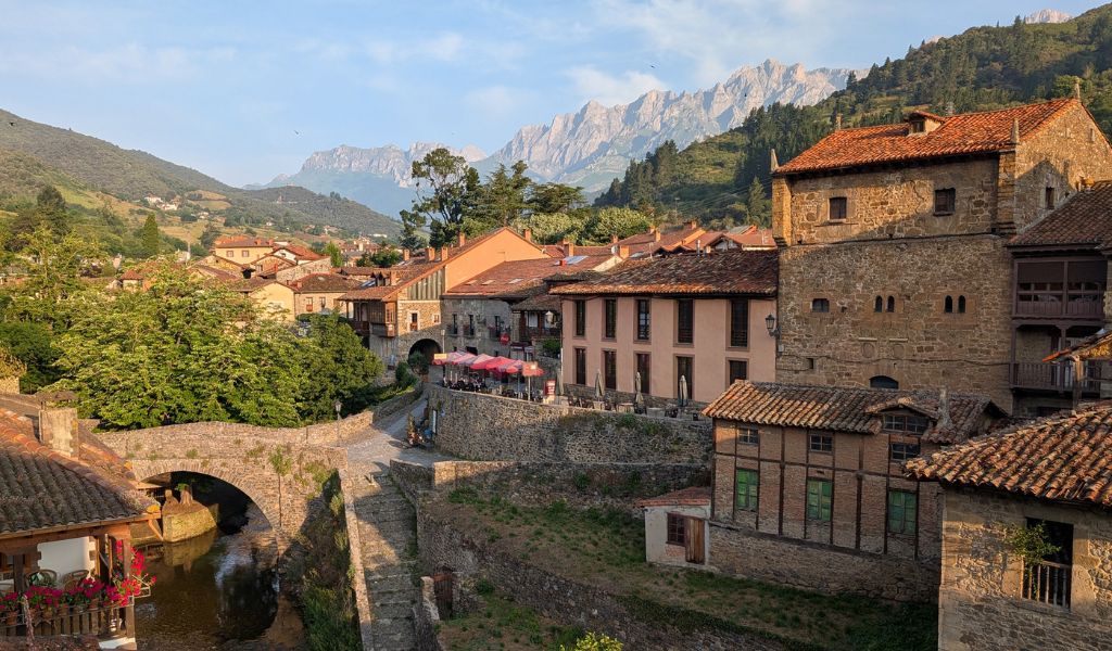 Walking the Picos de Europa foothills in Spain