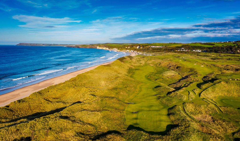 Royal Portush golf club in Northern Ireland (Image: © Tourism Ireland 2023 © Paul Lindsay - Chris Hill Photographic)