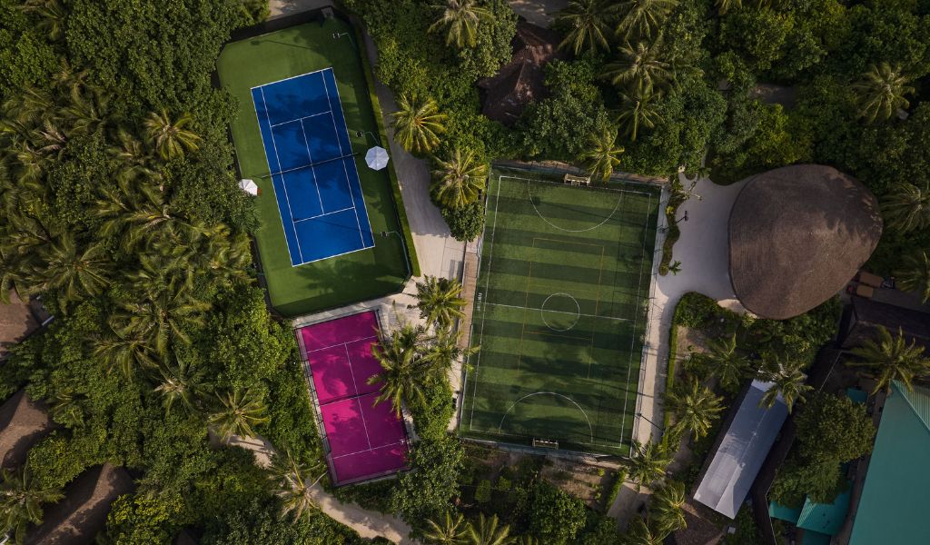 Tennis and padel at Seaside Finolhu Baa Atoll Maldives