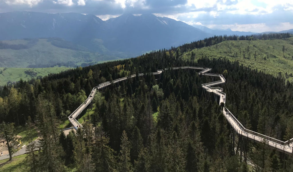 Tree top walk Bachledka and Belianske Tatry